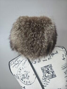 Plush Brown Fox Natura Fur Hat
